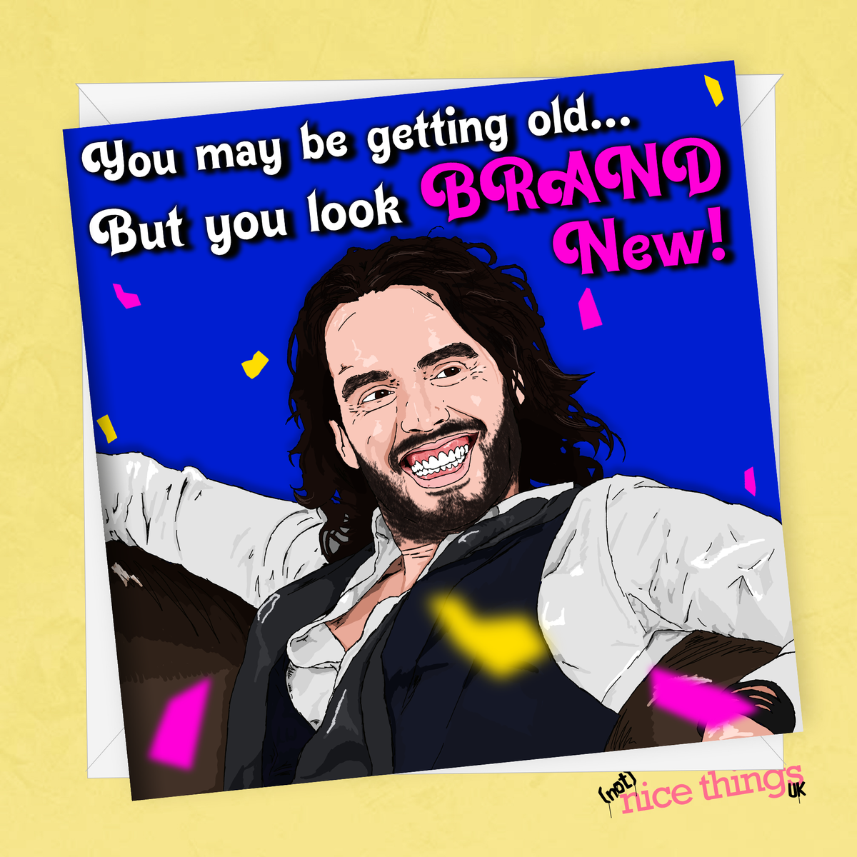 Russell Brand Birthday Card Funny Birthday Card