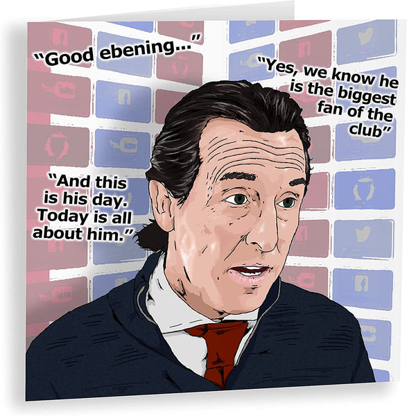 Unai Emery Father's Day Card | Aston Villa Card