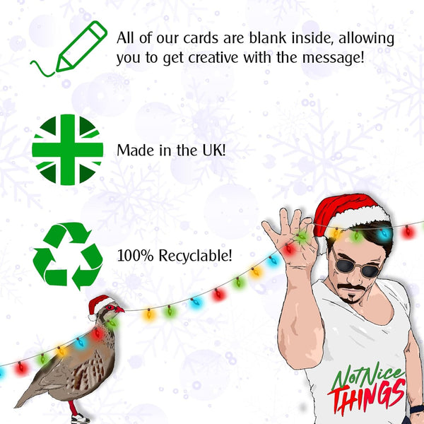Oasis Christmas Card | Gallagher Brothers Card