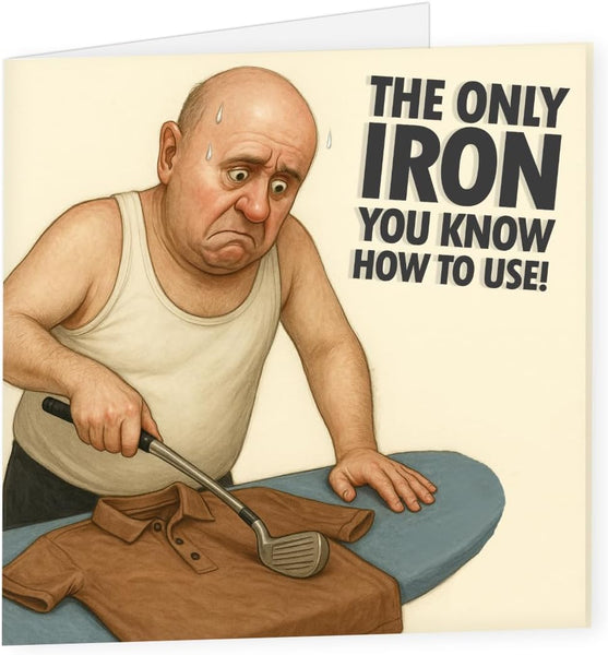 Funny Golf Birthday Card | Father's Day Card