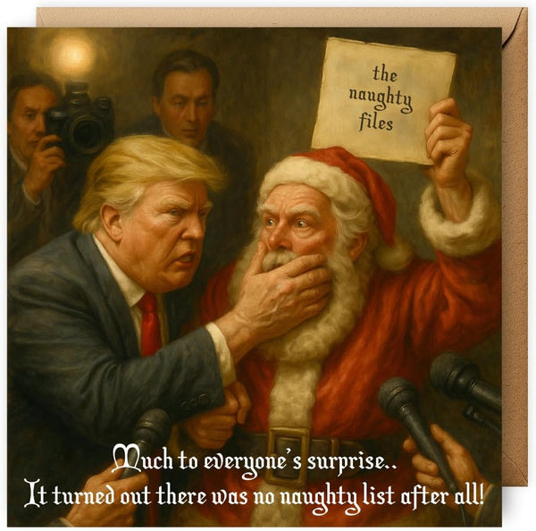 Release The List | Trump Christmas Card
