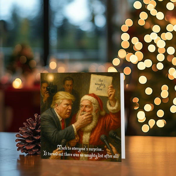 Release The List | Trump Christmas Card