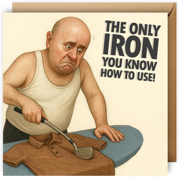 Funny Golf Birthday Card | Father's Day Card