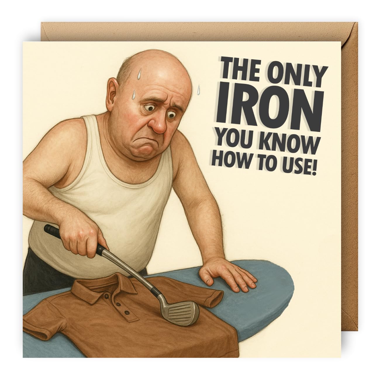Funny Golf Birthday Card | Father's Day Card
