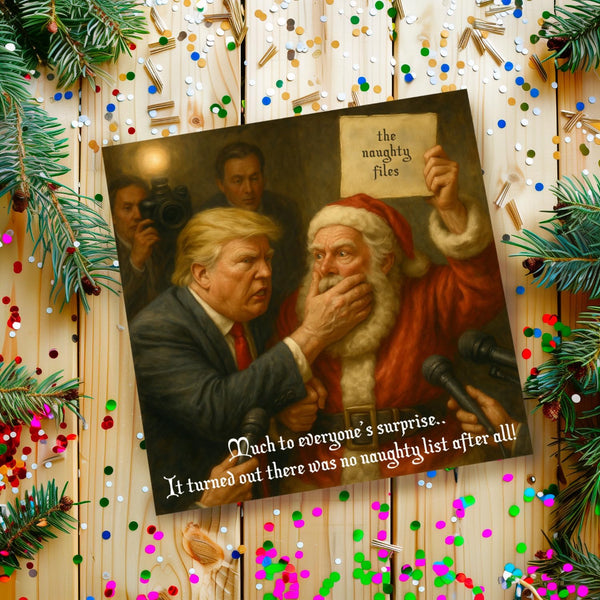 Release The List | Trump Christmas Card