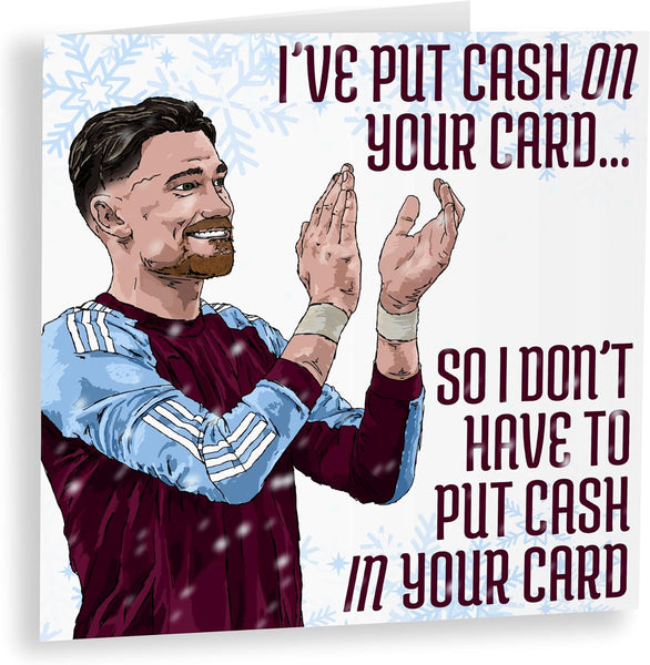 Matty Cash Christmas Card | Aston Villa