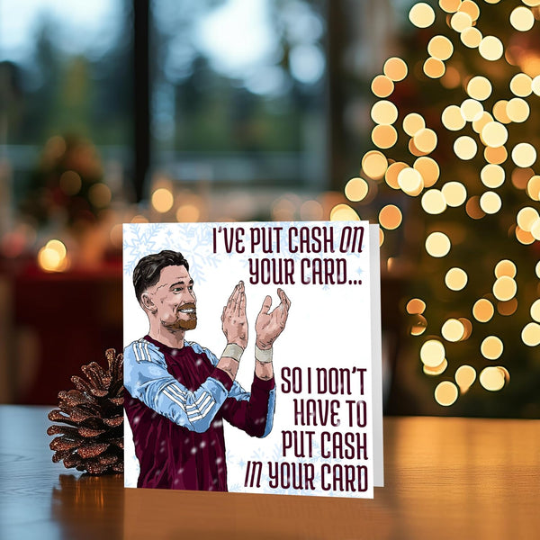 Matty Cash Christmas Card | Aston Villa