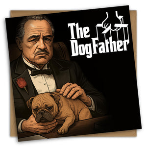 DogFather Card For Dog Owners, Fathers Day for Dog Dad, Happy Fathers Day Card From Son or Daughter, From Girlfriend, Wife