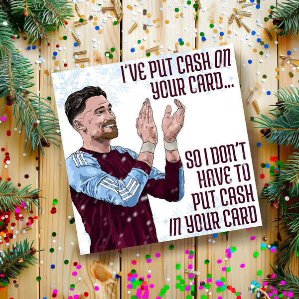 Matty Cash Christmas Card | Aston Villa