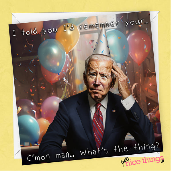 Joe Biden Funny Birthday Card, Donald Trump Card, Funny Election Birthday Cards for Him, Greetings Card, for Her, Boyfriend, Girlfriend
