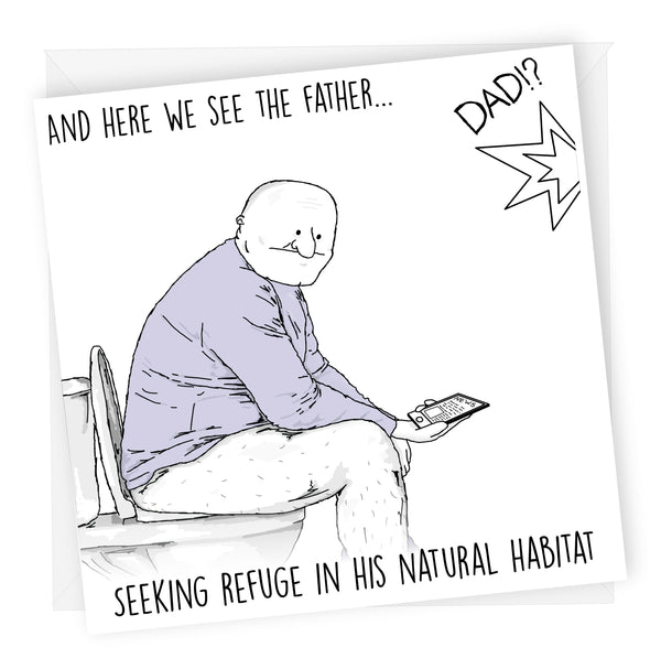 Dad's Natural Habitat | Funny Father's Day Card