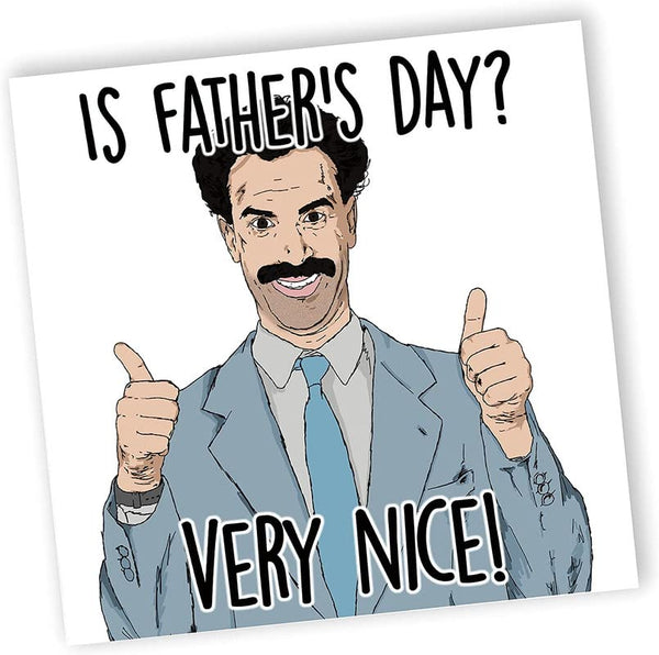 Borat Fathers Day Card | Funny Card for Dad