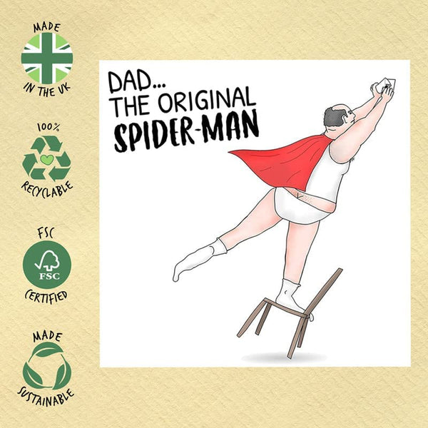 Original Spider Dad | Funny Card for Dad