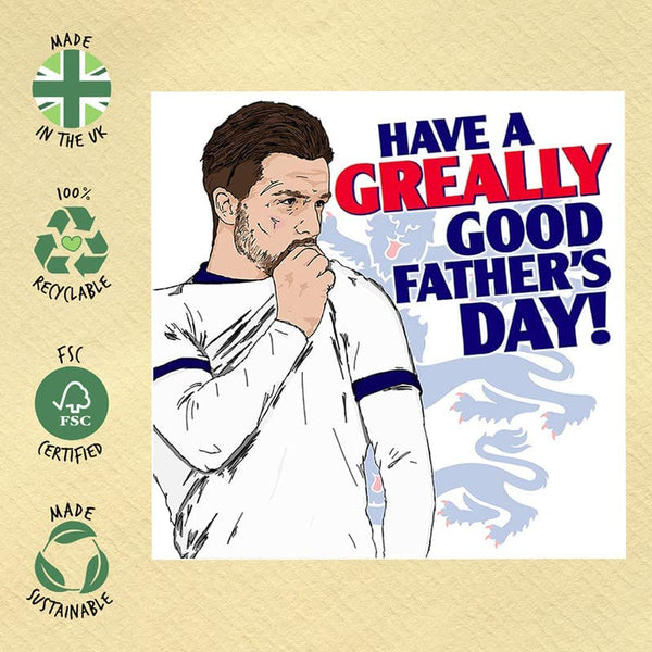 Jack Grealish Father's Day Card | England Card