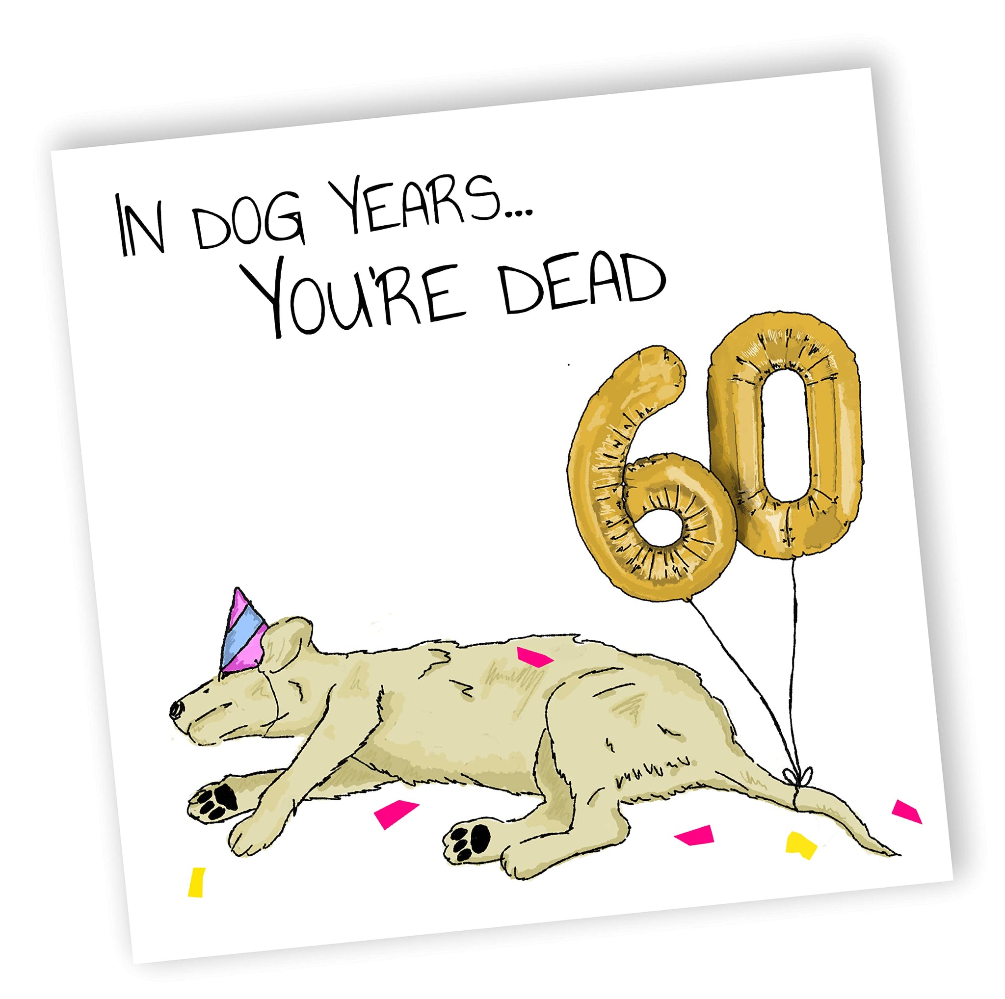 In Dog Years You'd Be Dead! | Funny 60th Birthday Card