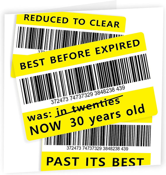 Reduced Sticker/Past Best | Rude 30th Birthday Card