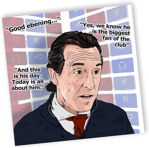 Unai Emery Father's Day Card | Aston Villa Card