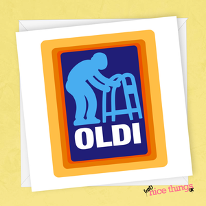 Old Age Funny Birthday Card, Old Funny 30th, 40th, 50th Birthday Cards for Him, Old Age Card for Dad, Boyfriend, Husband, Brother, sister
