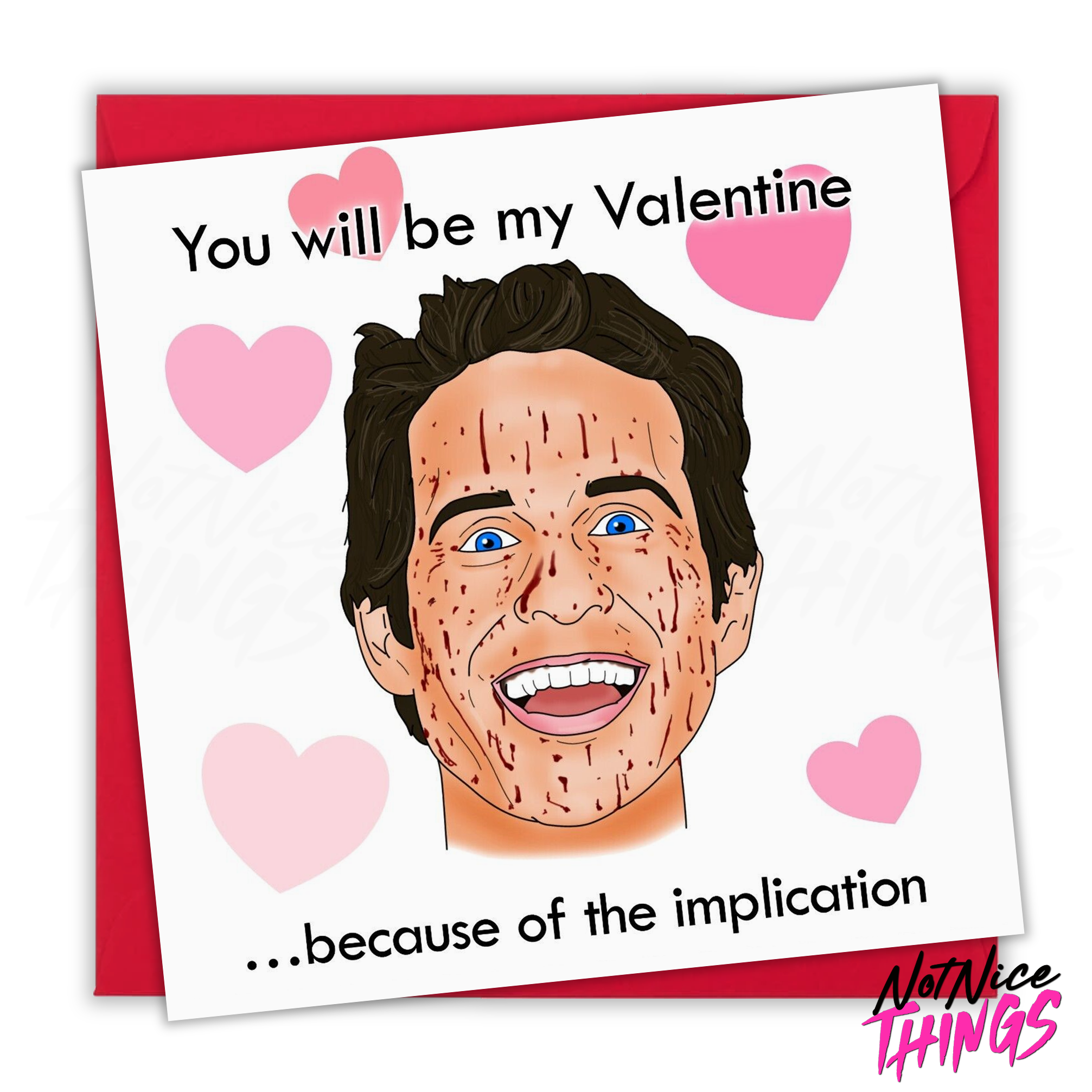 Funny Always Sunny Valentines Day Card, Dennis Rude Card, Valentine's Card for boyfriend, for girlfriend, Fiance, Husband, Wife  