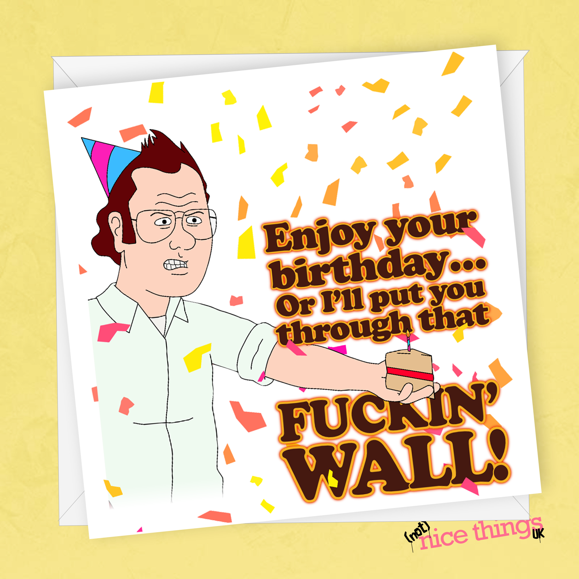 Frank Murphy Funny Birthday Card, F is for Family Birthday Card, Greetings Card for him, for her Birthday Card for Dad, boyfriend, Netflix