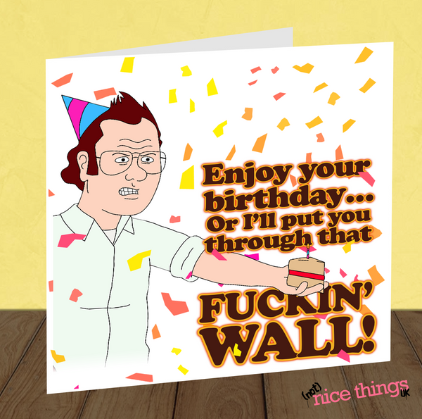 Frank Murphy Funny Birthday Card, F is for Family Birthday Card, Greetings Card for him, for her Birthday Card for Dad, boyfriend, Netflix