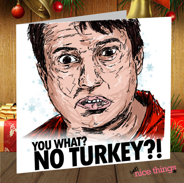 Funny Peep Show Christmas Card, Mark Corrigan Christmas Greetings Card, Cards For Him, For Her, For Friend