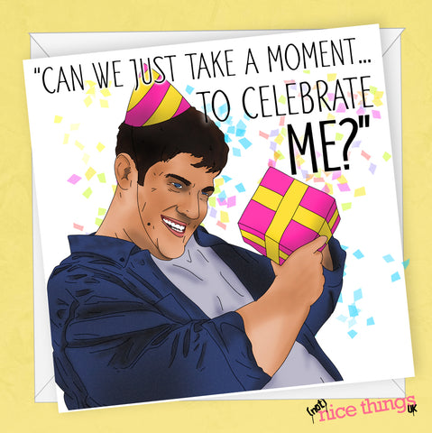 'Fat Schmidt' New Girl Birthday Card | Funny Birthday Card