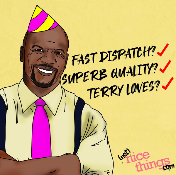 Terry Jeffords Birthday Card | Brooklyn 99 Birthday Card