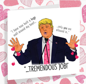 Donald Trump Funny Anniversary Card | Trump Anniversary Card