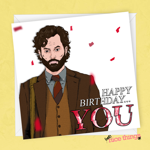 NotNiceThings You Birthday Card, Joe Goldberg, Boyfriend Birthday, You Season 4 Card for him, Card for Her, For Girlfriend, Johnathon Moore, Netflix Birthday Card