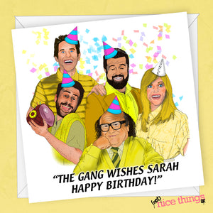 Personalised Always Sunny Personalised Birthday Card | Always Sunny Card