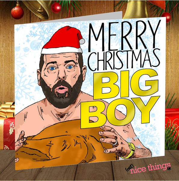 Bert Kreischer Funny Christmas Card, Tom Segura Christmas Cards, cards for Him, Her, Dad, Husband, 2 bears 1 cave