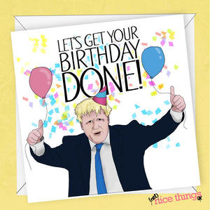 Boris Johnson Funny Birthday Card, Political Birthday Card, Brexit Card for him, Her, Birthday Card for Dad, For Mom, Brother, Friend