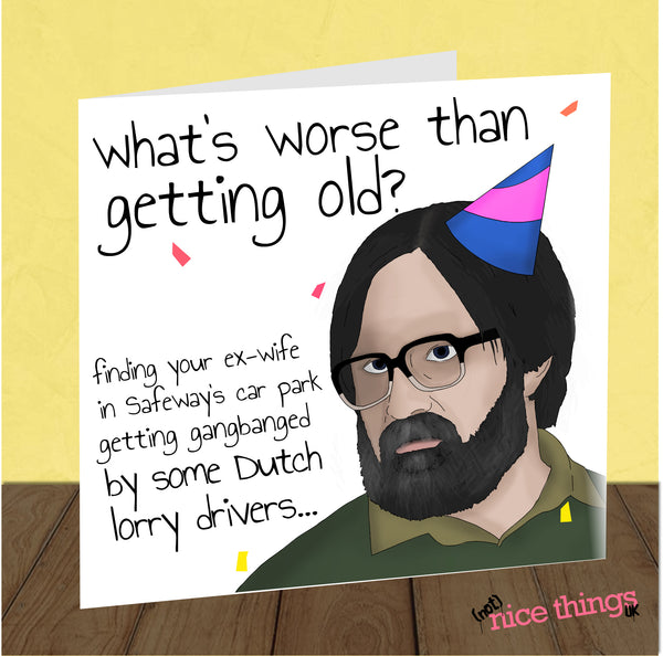 Afterlife Birthday Card, Funny Birthday Card for Him, Brian Gittins, Funny cards for her, Afterlife TV show, Ricky Gervais, Netflix, Gift