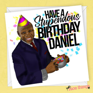 Personalised Chris Eubank Sr Funny Birthday Card, Funny Birthday cards for Him