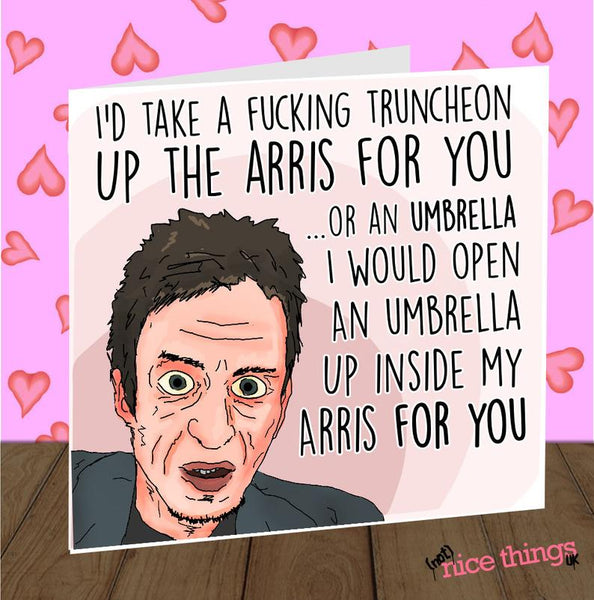 Super Hans Funny Valentine's Day Card, Peep Show Valentine's Card for boyfriend, for girlfriend, Peep Show Card, Mark Corrigan