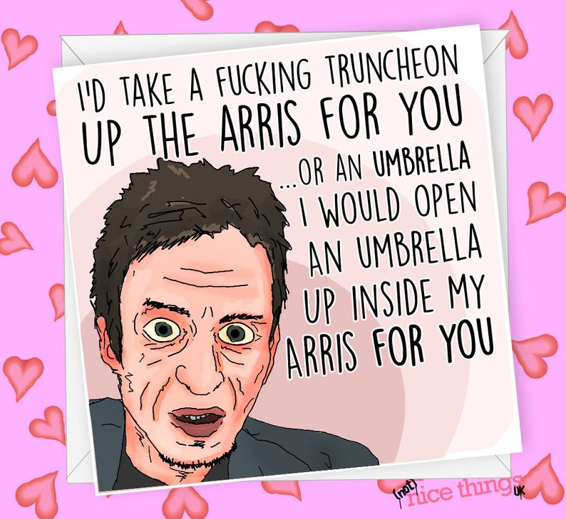 Super Hans Funny Valentine's Day Card, Peep Show Valentine's Card for boyfriend, for girlfriend, Peep Show Card, Mark Corrigan