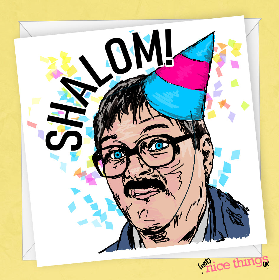 Shalom Jim Funny Birthday Card, Friday Night Dinner Card, Funny Card for him, Card for friend, Card for her, Boyfriend, Girlfriend