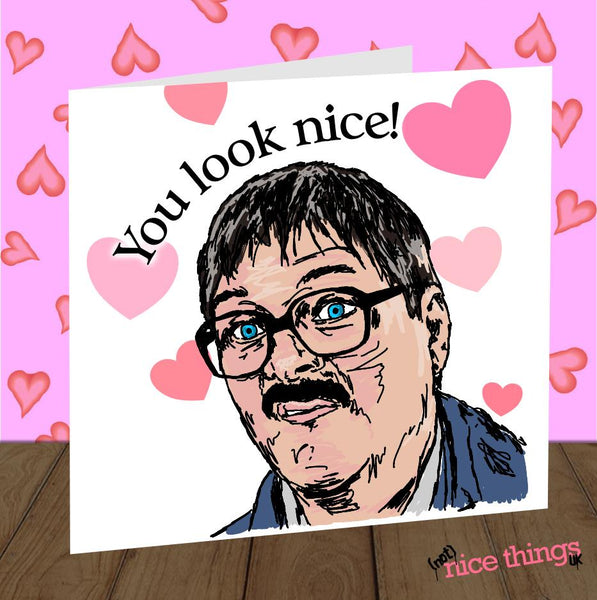 Funny Jim Valentine's Day Card, Friday Night Dinner, Valentine's Card for boyfriend, for girlfriend, Fiance, Husband, Wife