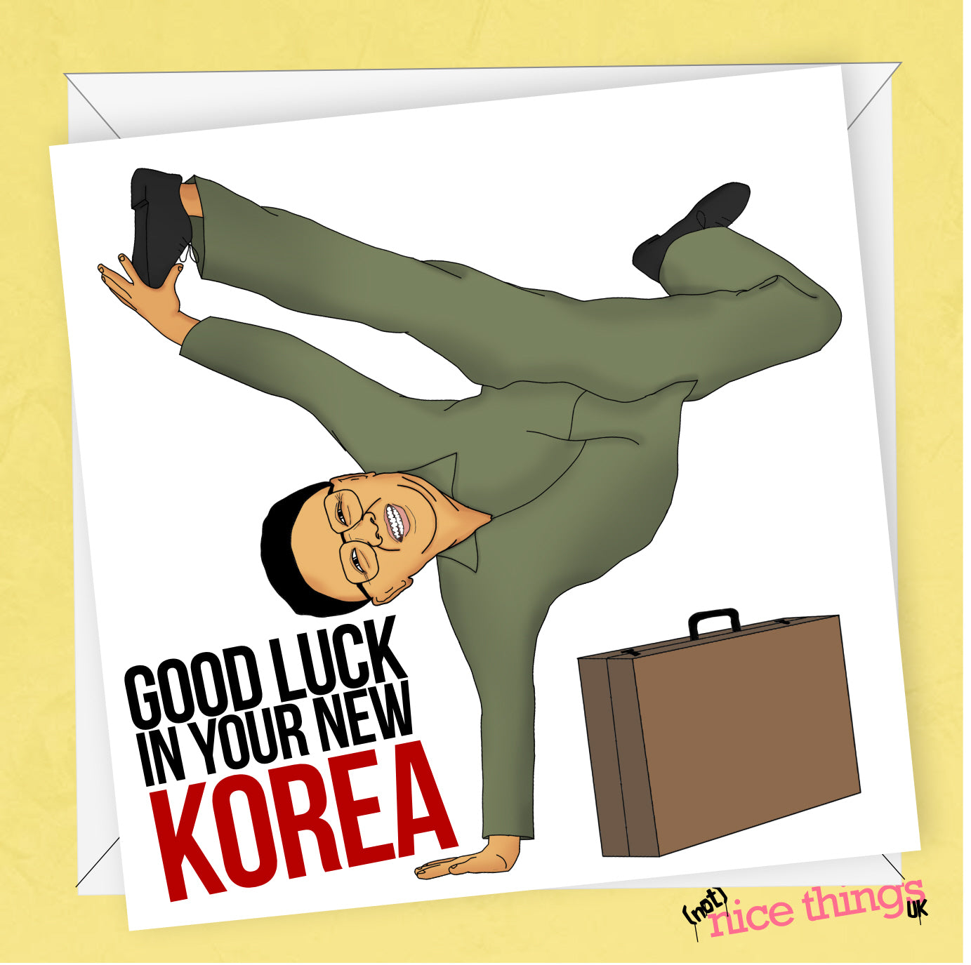 Funny Leaving Card, Good Luck Card, For Him, For Her, Work Colleague, Office Leaving, Goodbye, New Job, Congratulations, New Korea