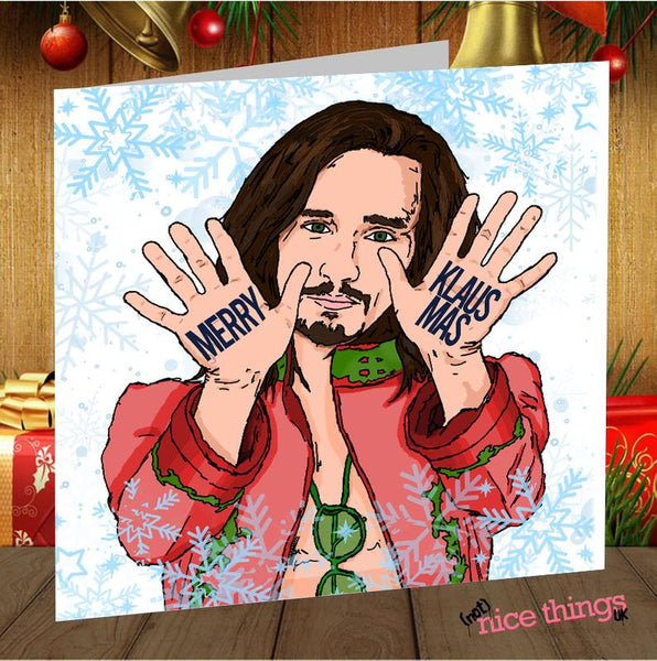 Umbrella Academy Christmas Card, Klaus Christmas Cards, cards for Him, Her, Boyfriend, Girlfriend, Netflix show, umbrella academy gift