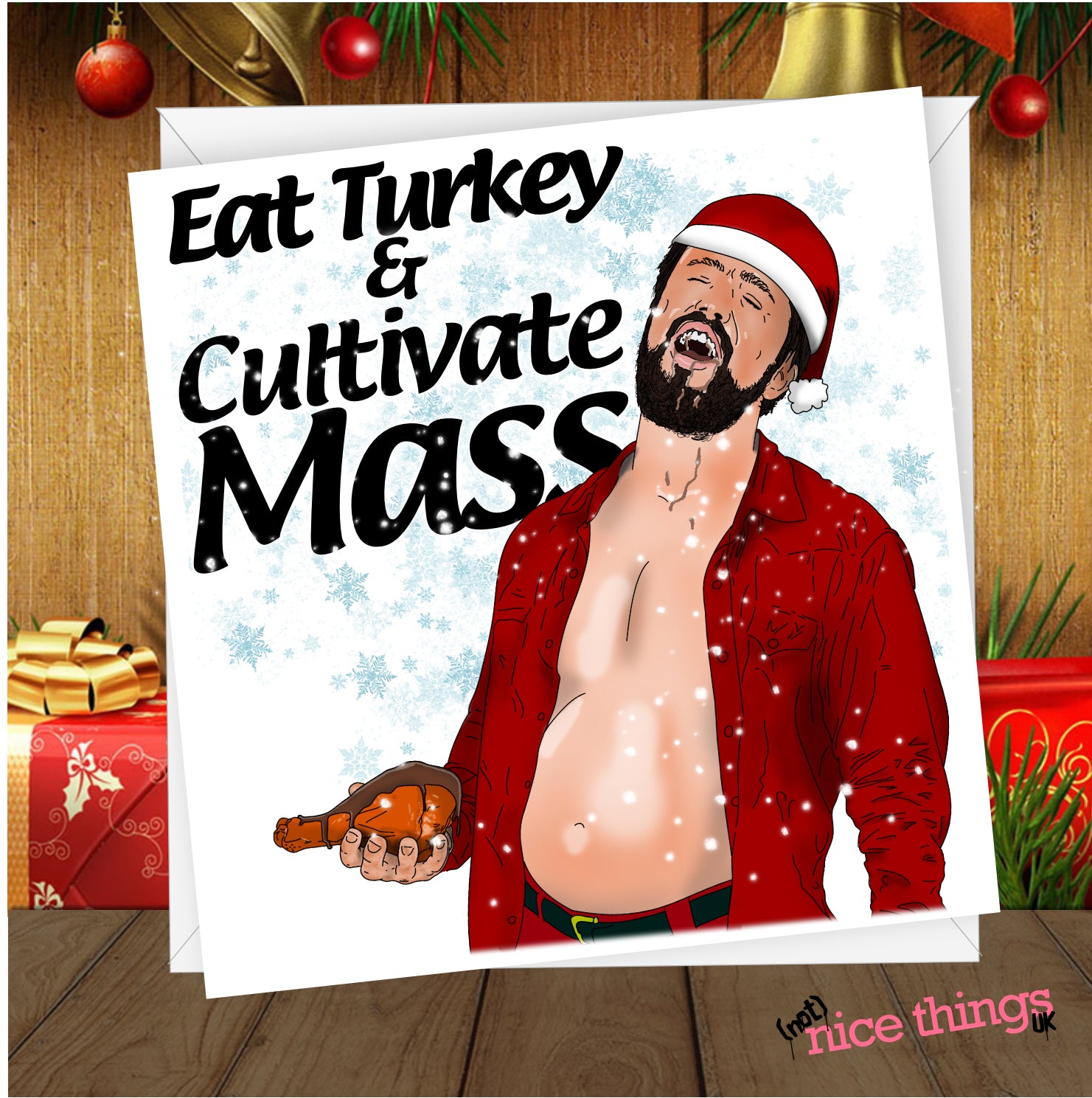 Always Sunny Fat Mac Funny Christmas Card, Always Sunny in Philadelphia, Funny Christmas Greeting Card for Him, Boyfriend, Her, Son, Friend