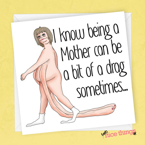 What a Drag Mother's Day Card | Funny Card for Mum
