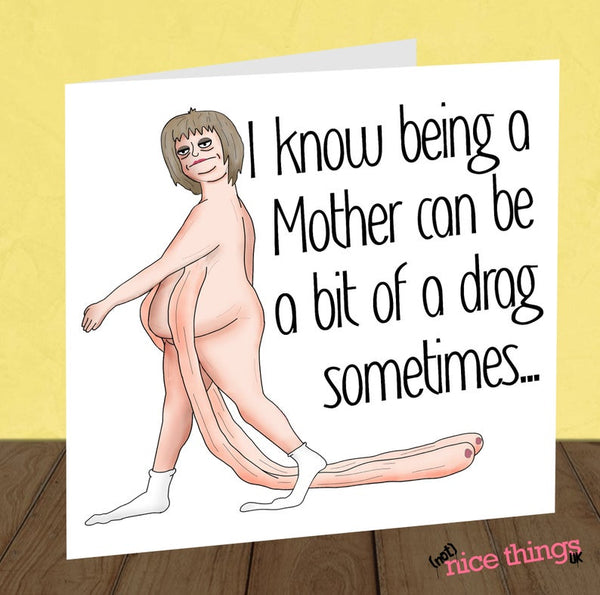 What a Drag Mother's Day Card | Funny Card for Mum
