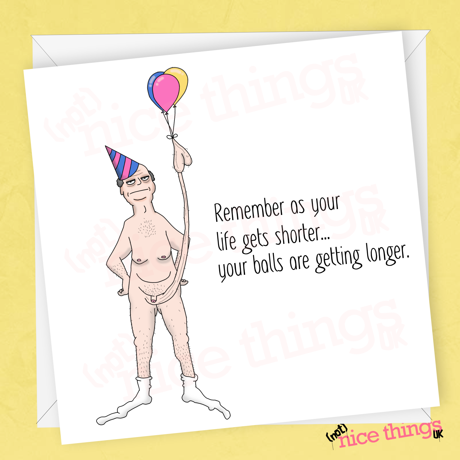 Long Balls Funny Birthday Card | Card for Him