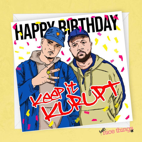 People Just Do Nothing Funny Birthday Card, Kurupt FM Card For Him, Boyfriend, Husband, MC Grindah, DJ Beats, , Netflix