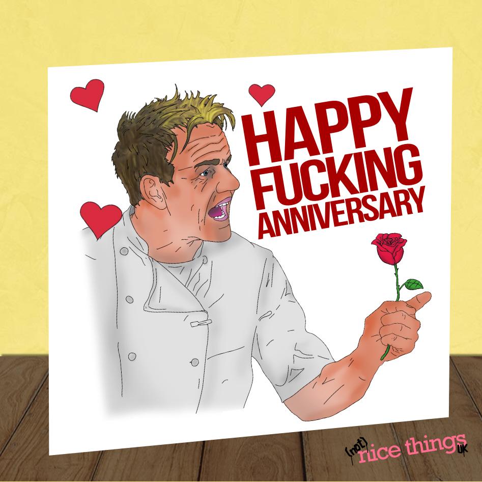 Gordon Ramsay Anniversary Card | Boyfriend/Girlfriend Card