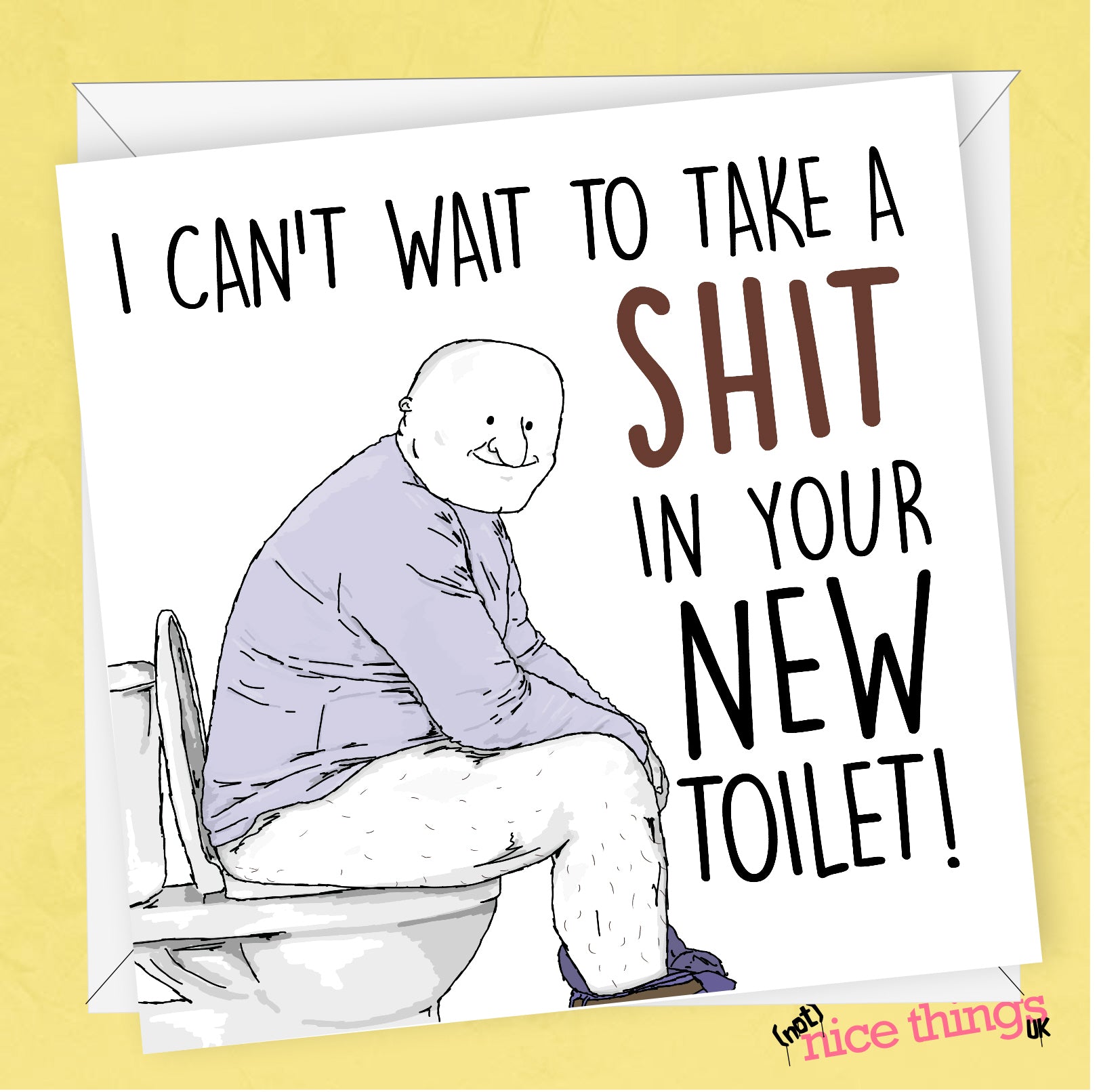 Funny New Home Card, Rude Moving House Card, Congratulations, New House, Mortgage Card, Housewarming, Brother, Friend, Sister