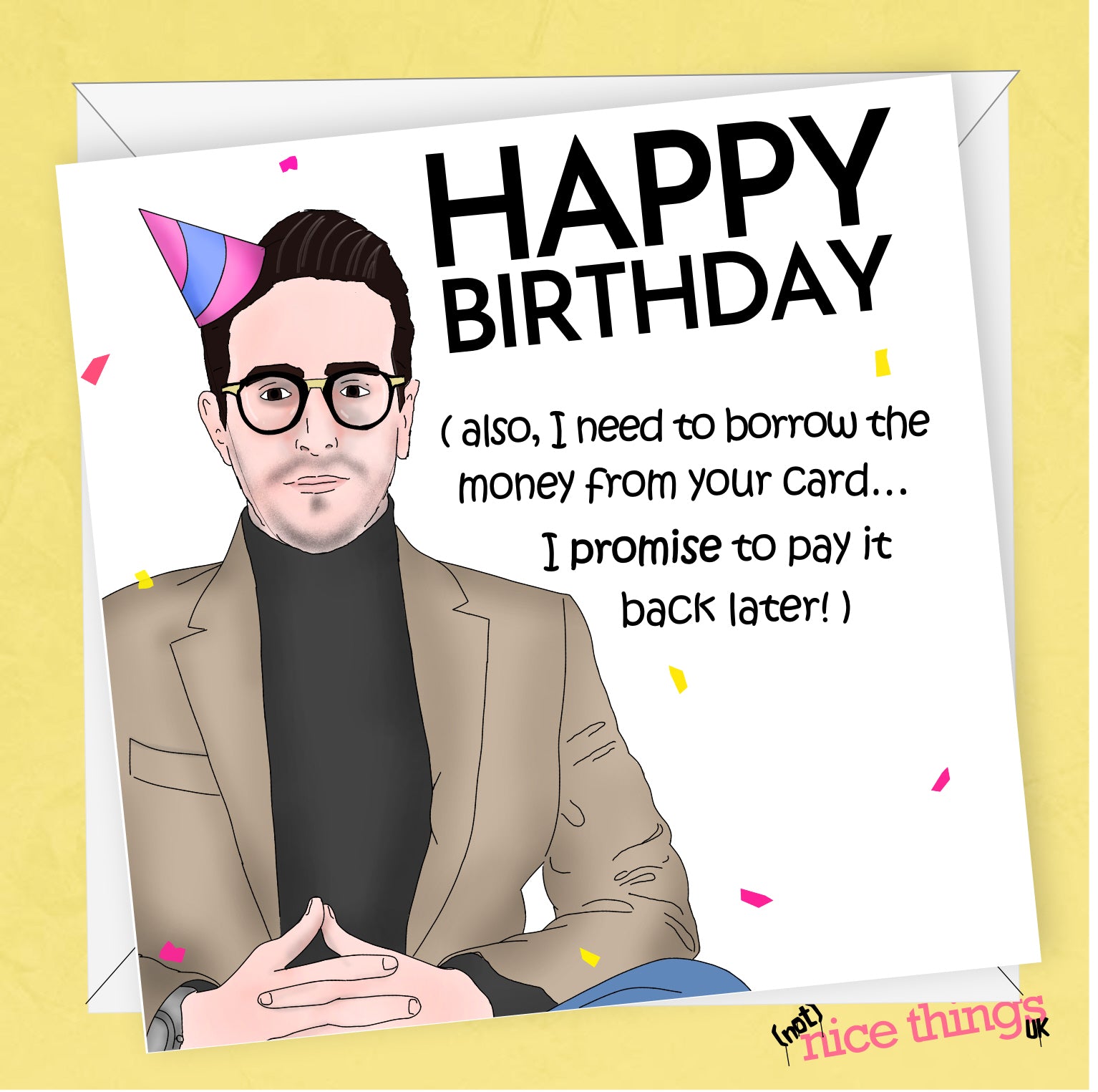 Tinder Swindler Birthday Card, Funny Birthday Card for Him, For Her, Netflix Card, Funny Money Card, Birthday Cards