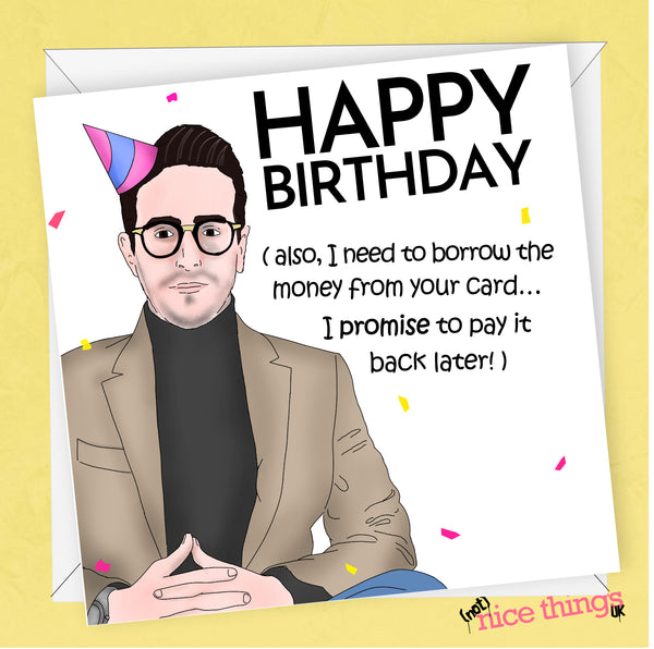 Tinder Swindler Birthday Card, Funny Birthday Card for Him, For Her, Netflix Card, Funny Money Card, Birthday Cards